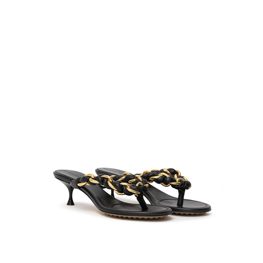 Black Leather Sandal