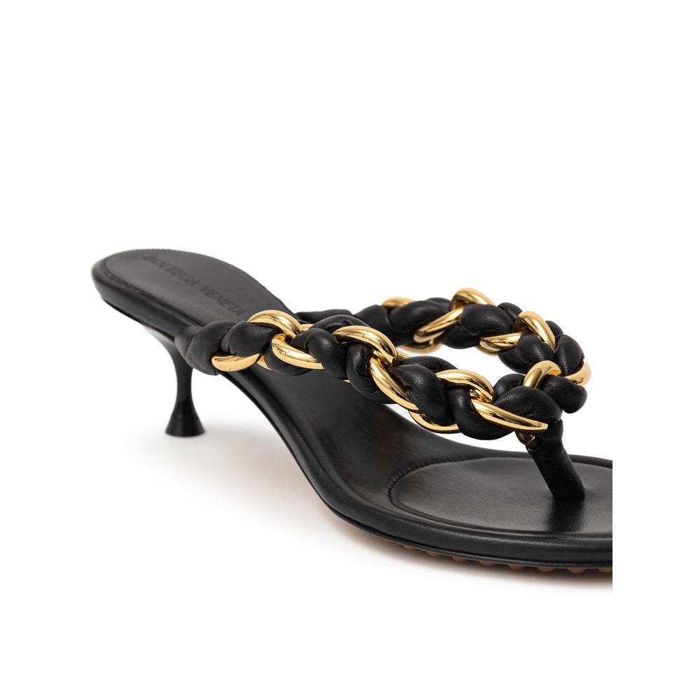Black Leather Sandal