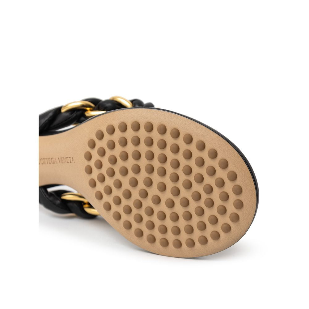 Black Leather Sandal