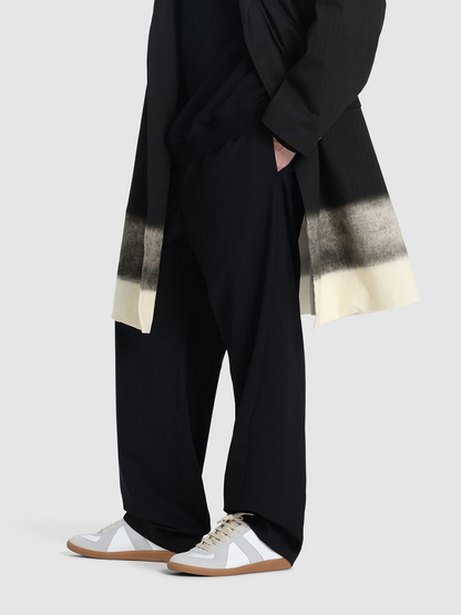 Low Leather And Suede Sneakers