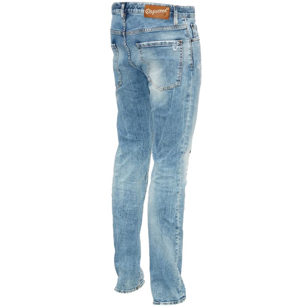 Blue Cotton Jeans & Pant