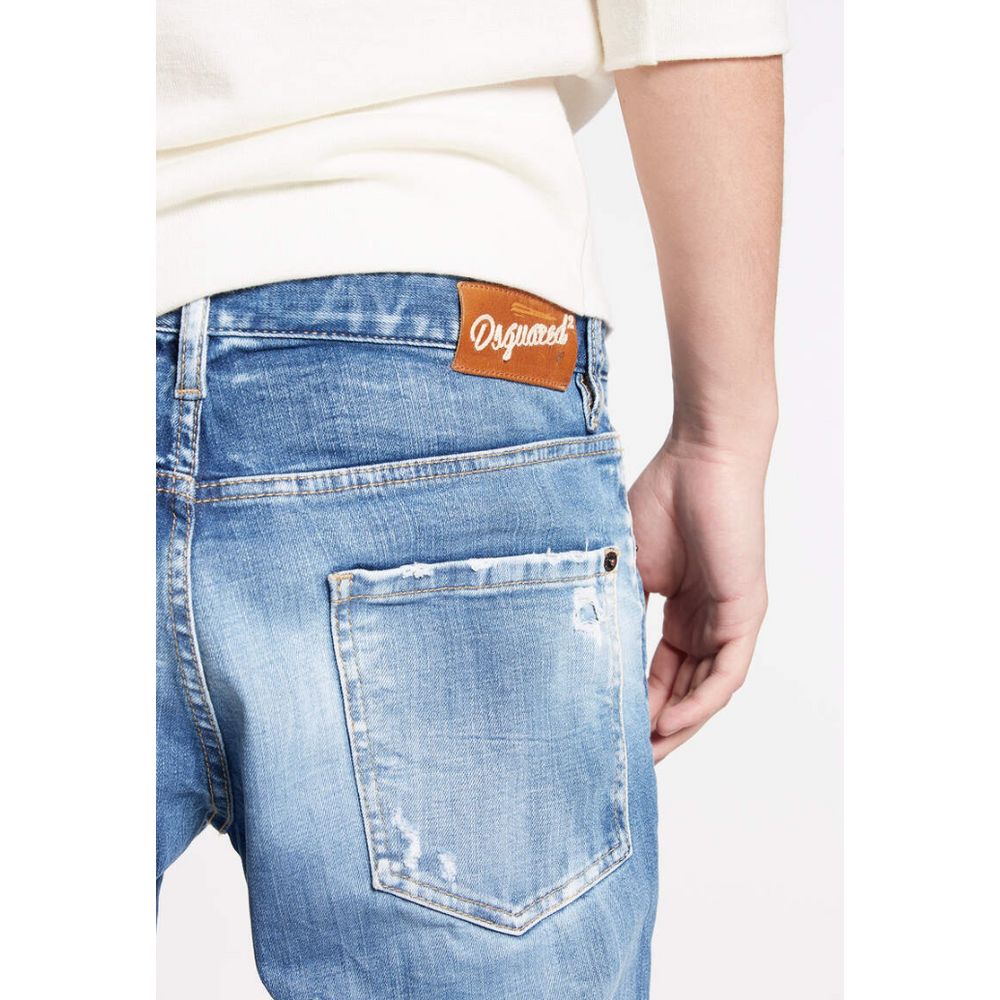 Blue Cotton Jeans & Pant