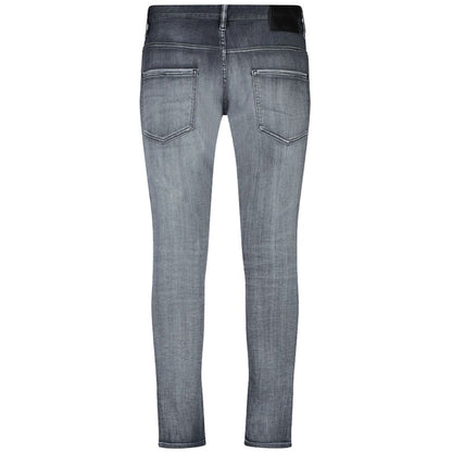 Gray Cotton Jeans & Pant