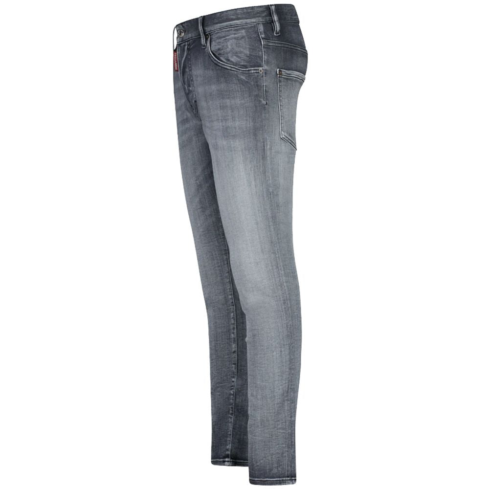 Gray Cotton Jeans & Pant