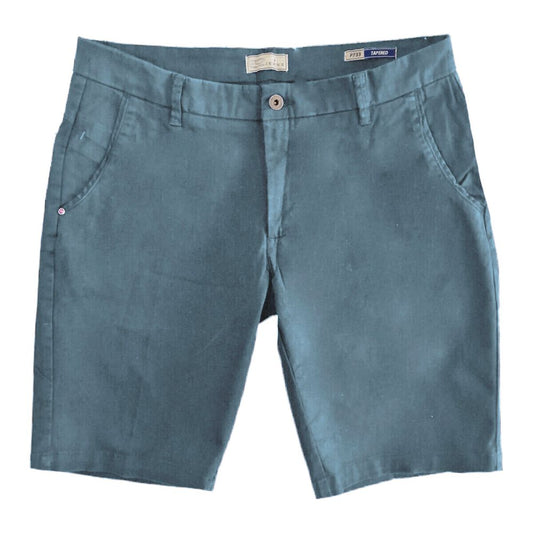 Light Blue Cotton Men Bermuda Short