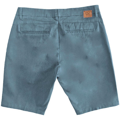 Light Blue Cotton Men Bermuda Short
