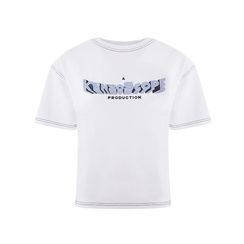 Elegantes weißes Baumwoll-Top für Damen