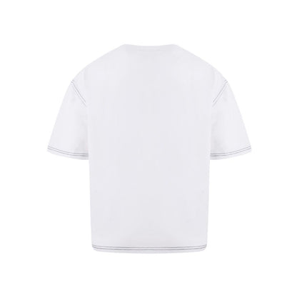 Elegantes weißes Baumwoll-Top für Damen