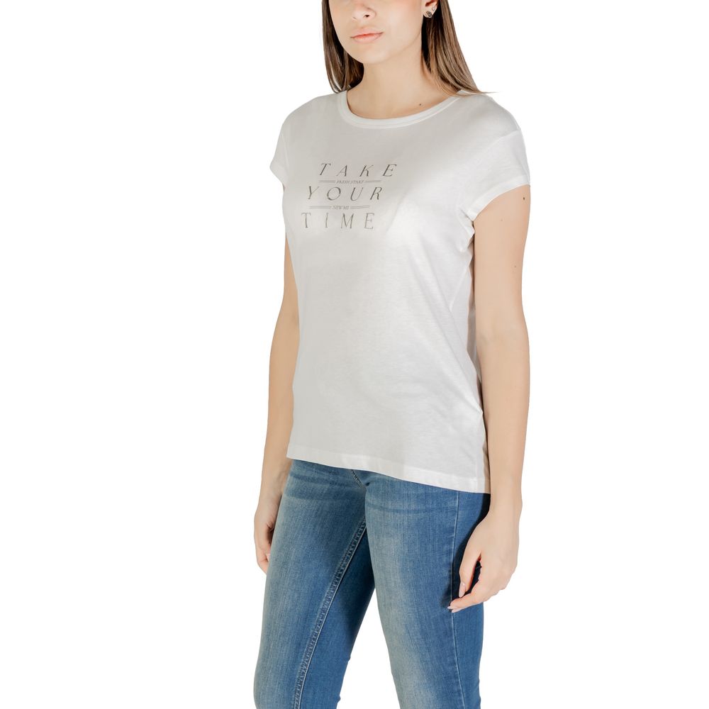 White Cotton Tops & T-Shirt