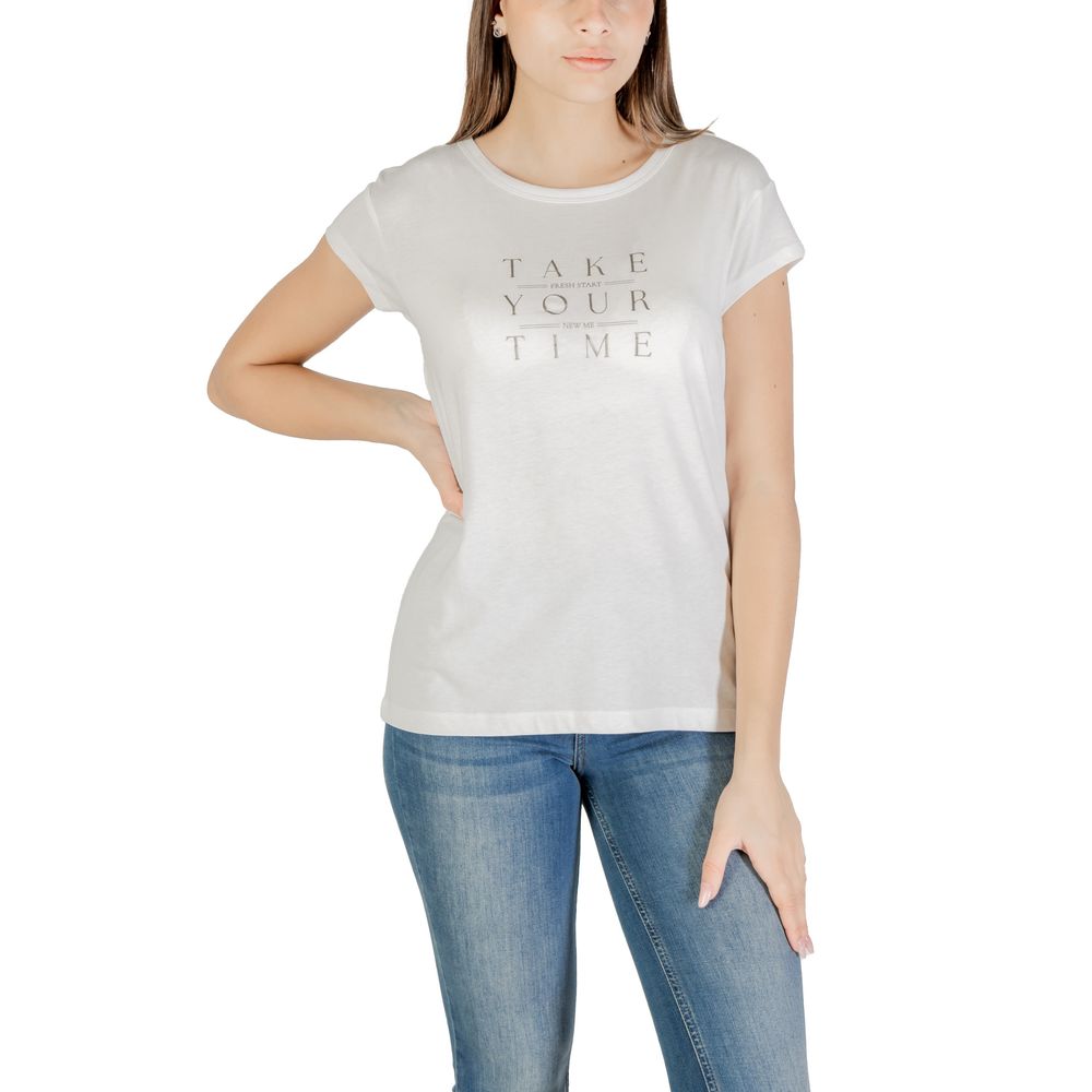 White Cotton Tops & T-Shirt