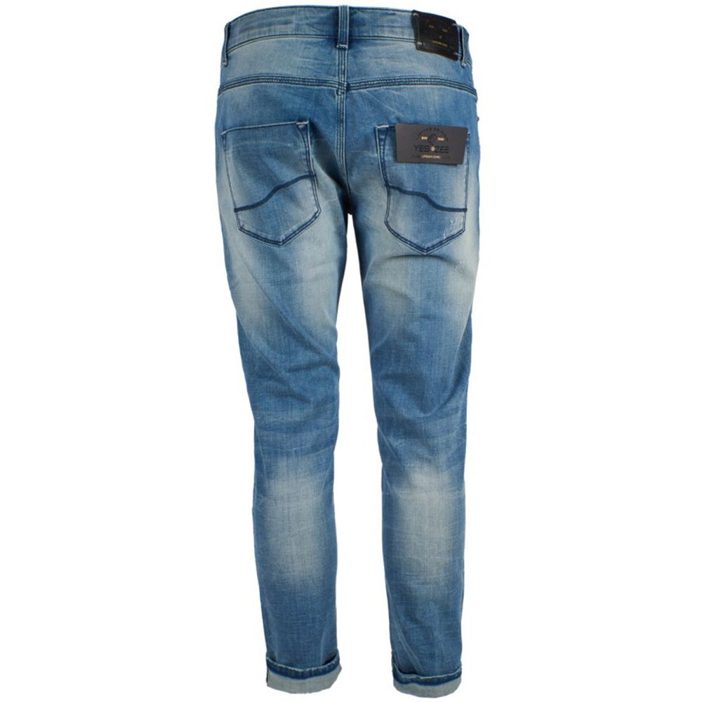 Blue Cotton Men Jeans