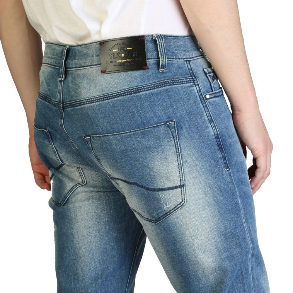 Blue Cotton Men Jeans