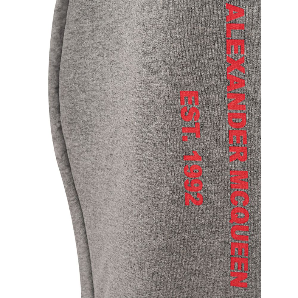 Schicke Hose aus Baumwollmischung in Grau