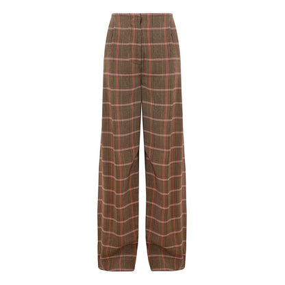 Elegante braune Viskosehose für Damen
