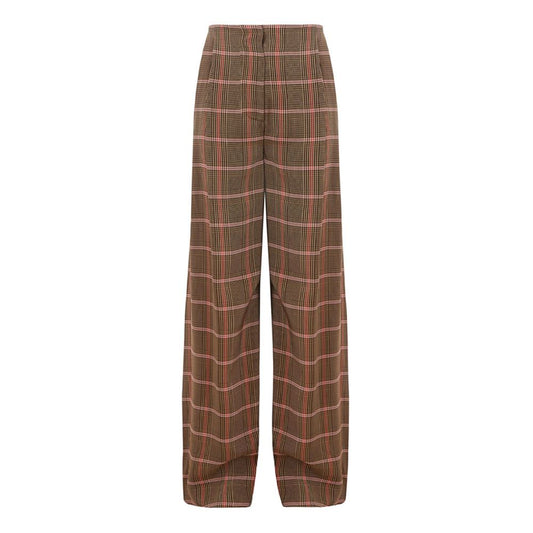 Elegante braune Viskosehose für Damen