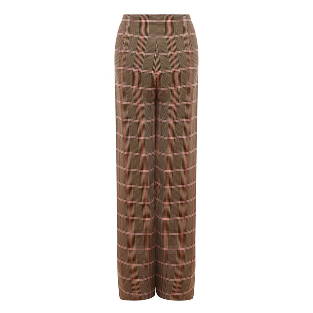 Elegante braune Viskosehose für Damen
