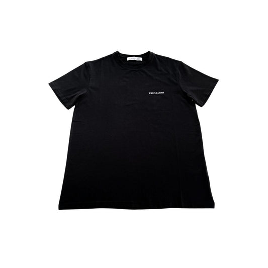 Black Cotton Men T-Shirt