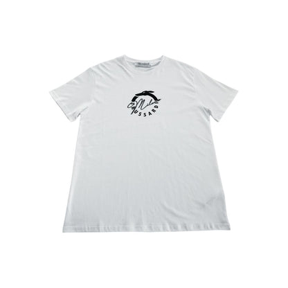 White Cotton Men T-Shirt
