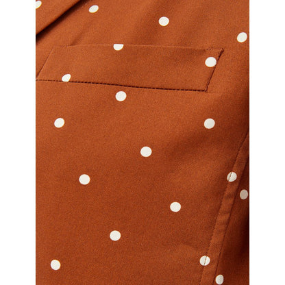 Schicke braune Baumwolljacke für die moderne Frau