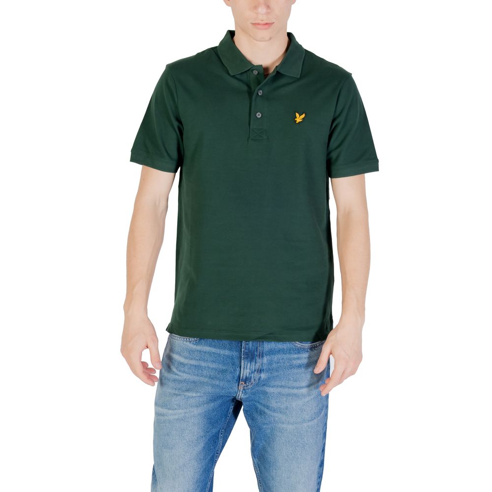 Green Cotton Polo Shirt