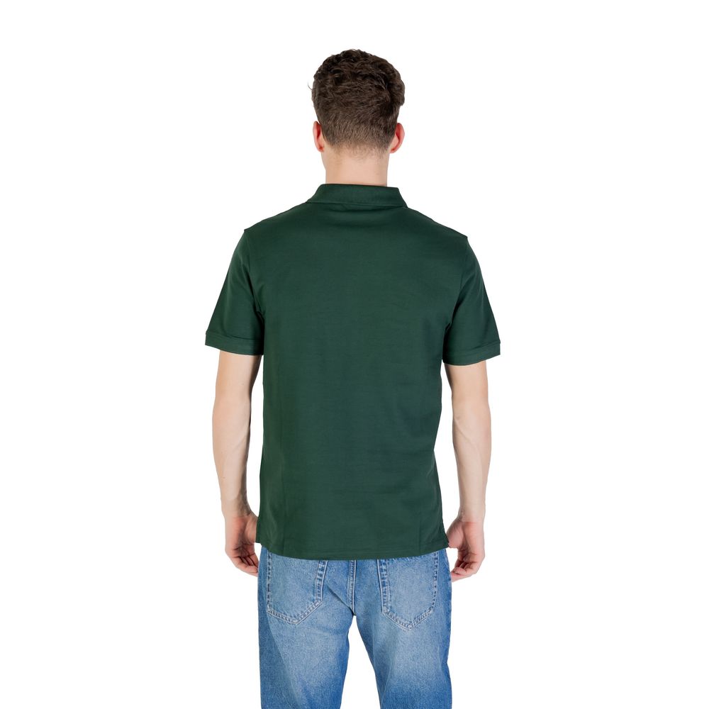 Green Cotton Polo Shirt