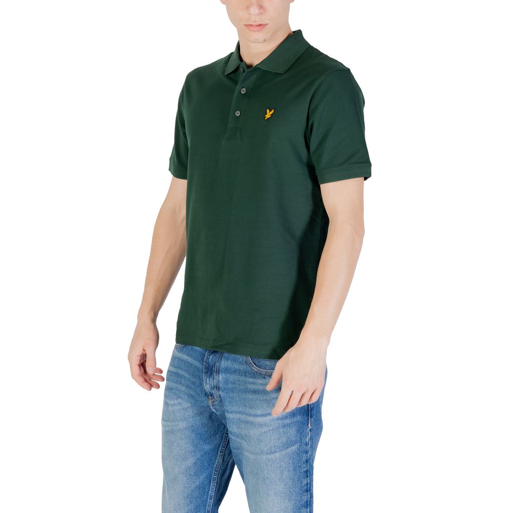 Green Cotton Polo Shirt