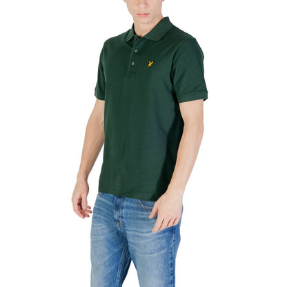 Green Cotton Polo Shirt