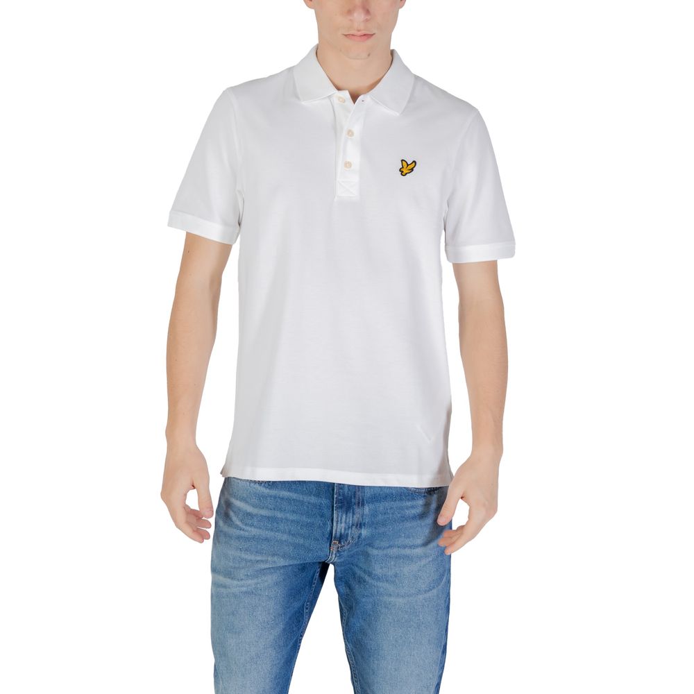White Cotton Polo Shirt