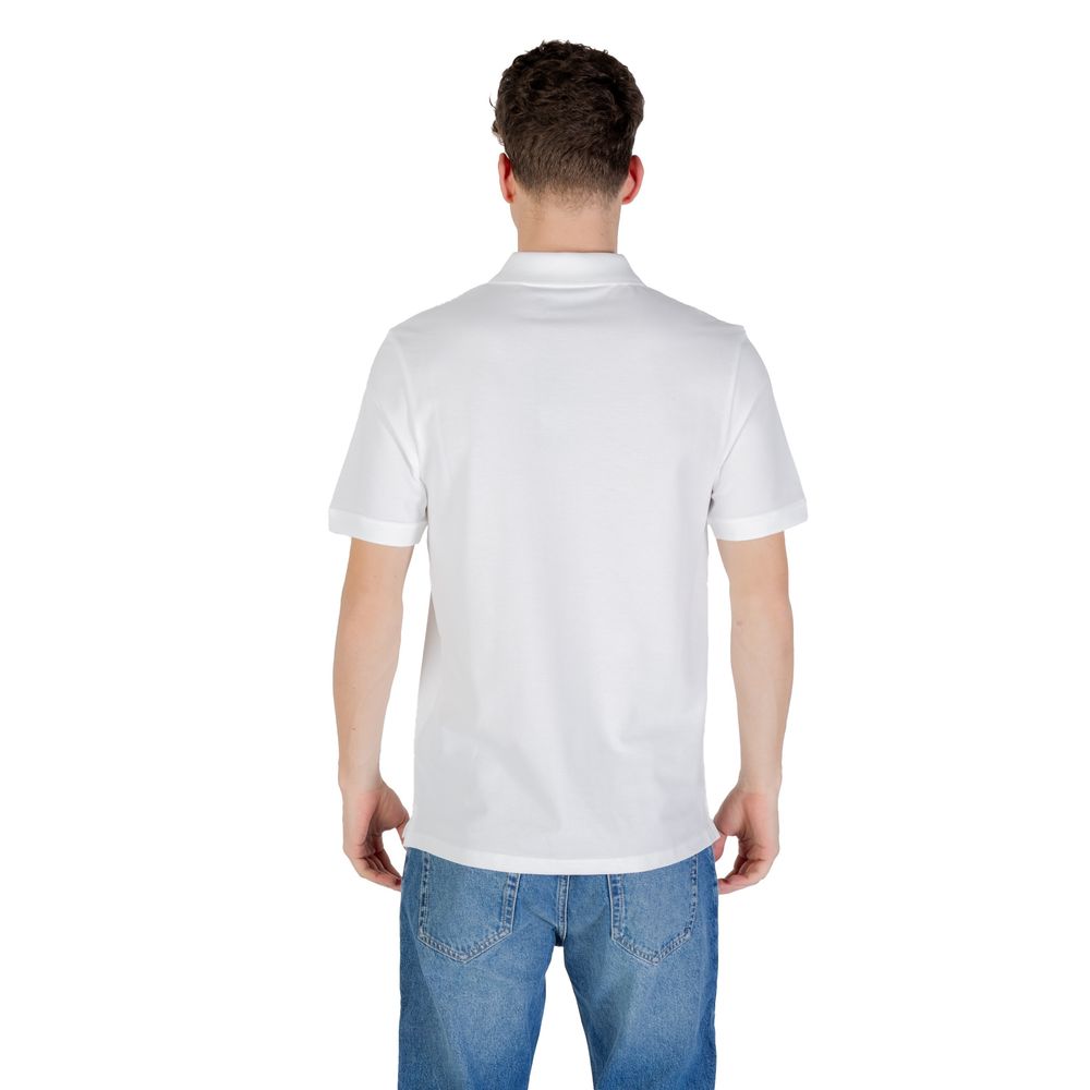 White Cotton Polo Shirt