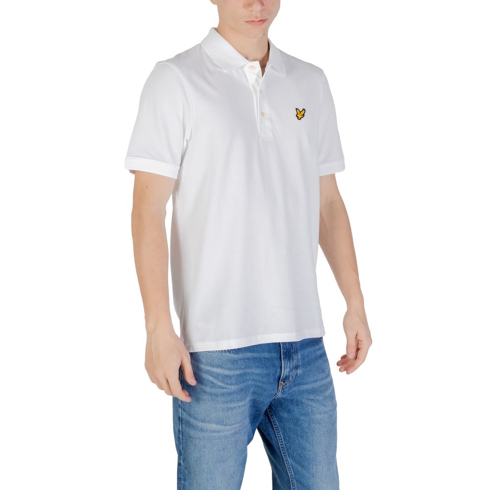 White Cotton Polo Shirt