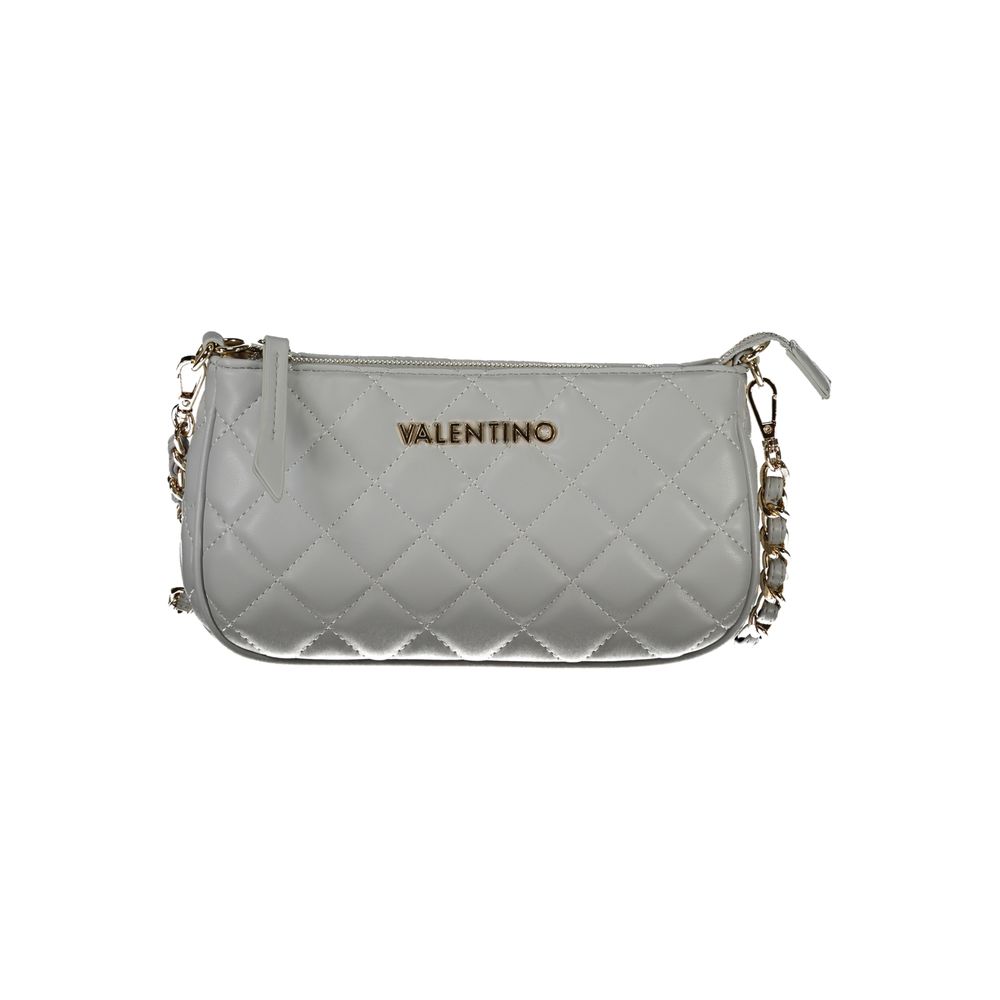 Gray Polyethylene Women Handbag