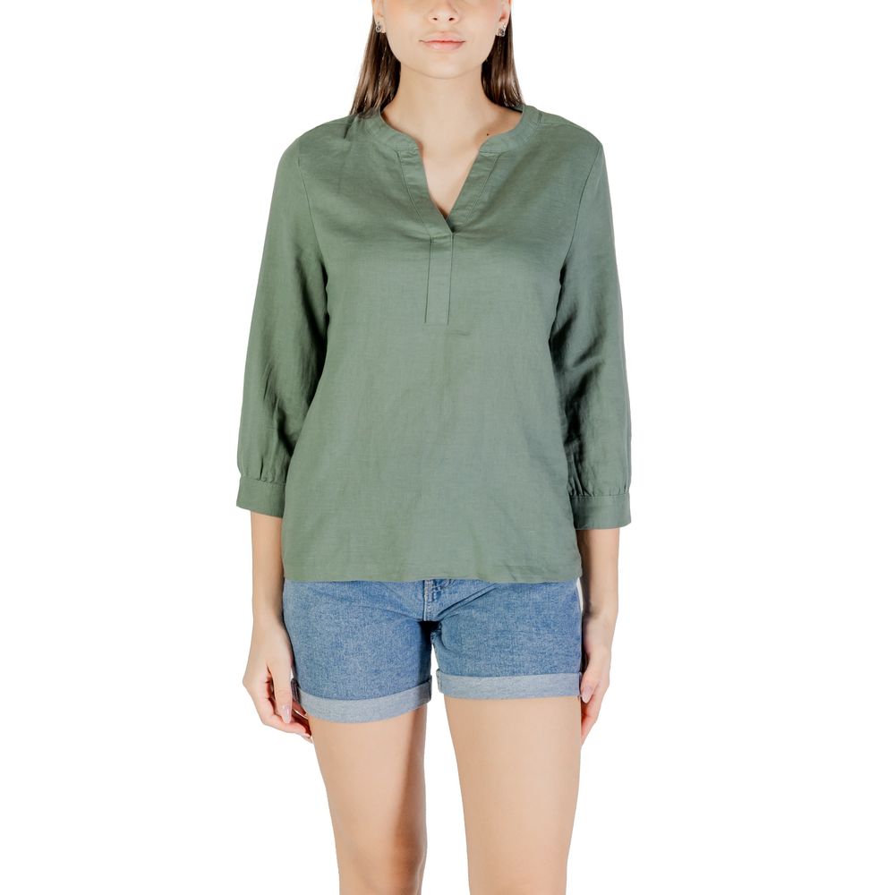 Green Linen Shirt