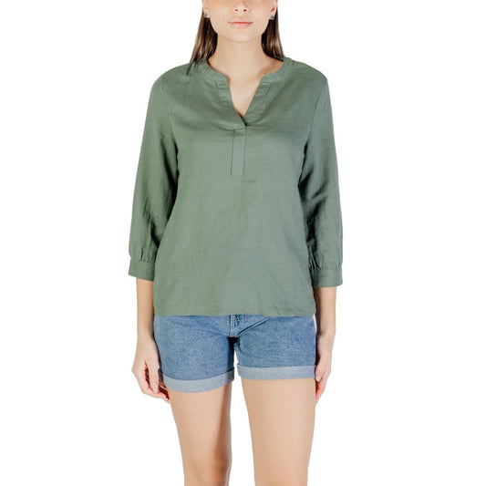 Green Linen Shirt