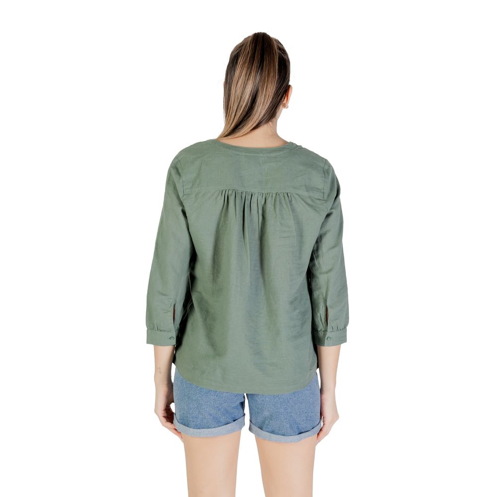 Green Linen Shirt