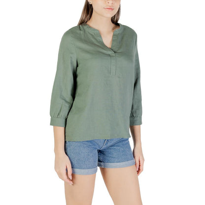 Green Linen Shirt