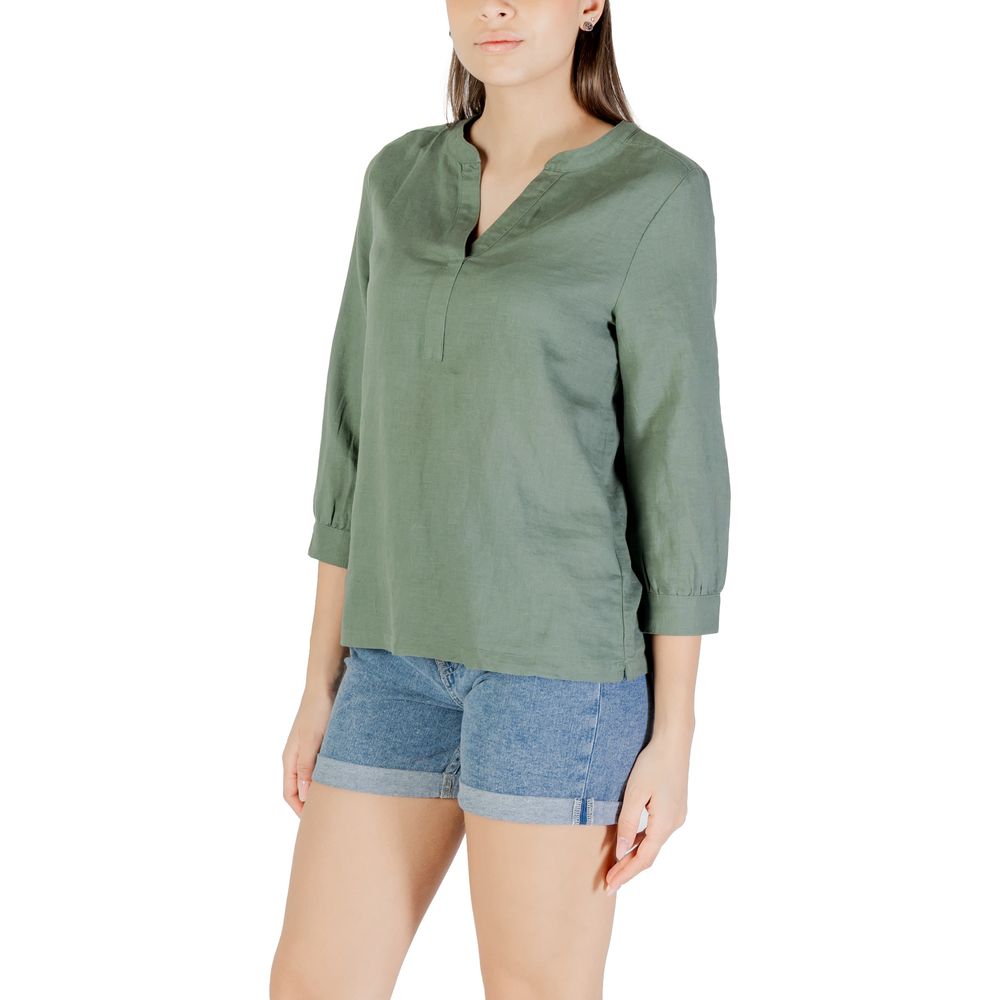 Green Linen Shirt
