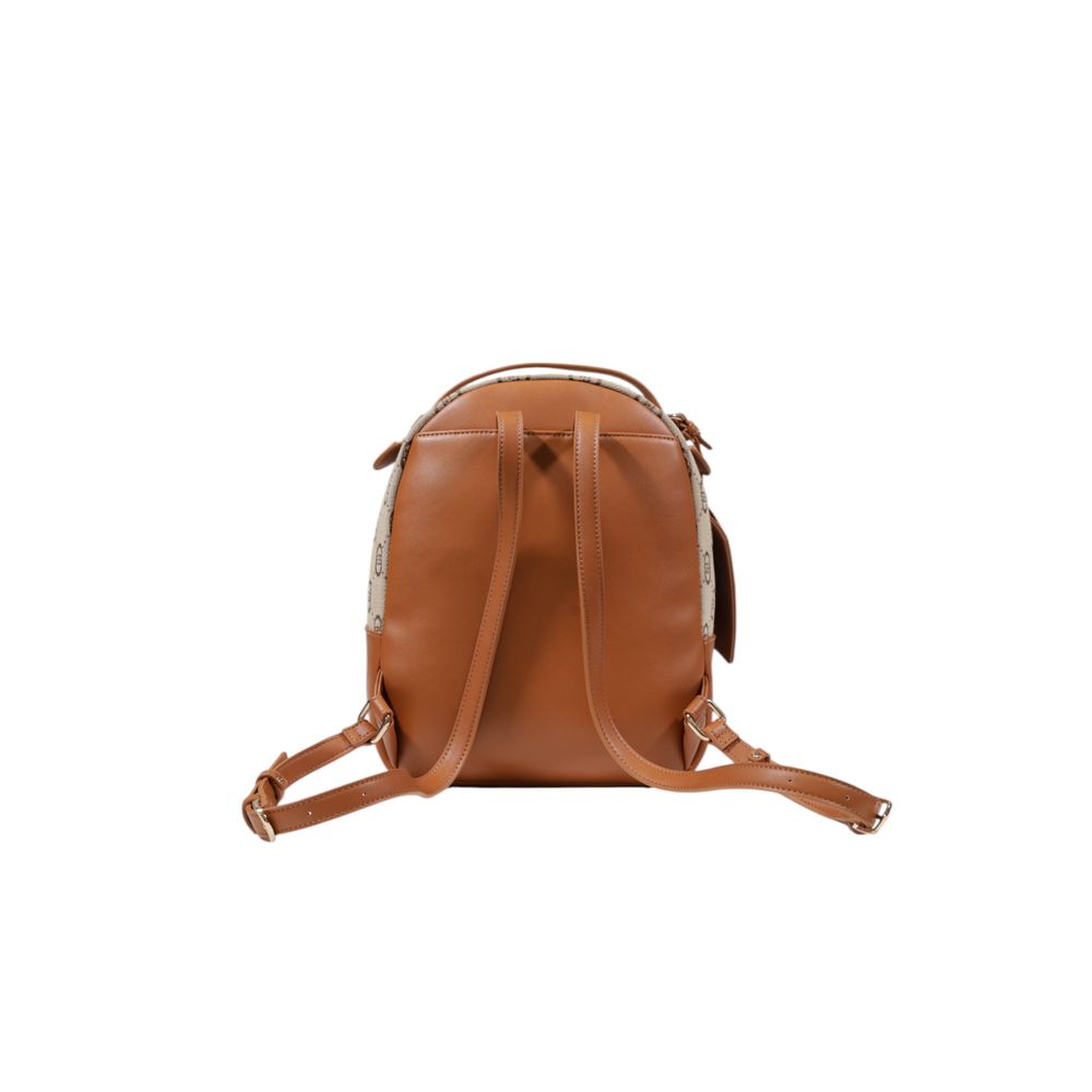 Beige Polyester Backpack