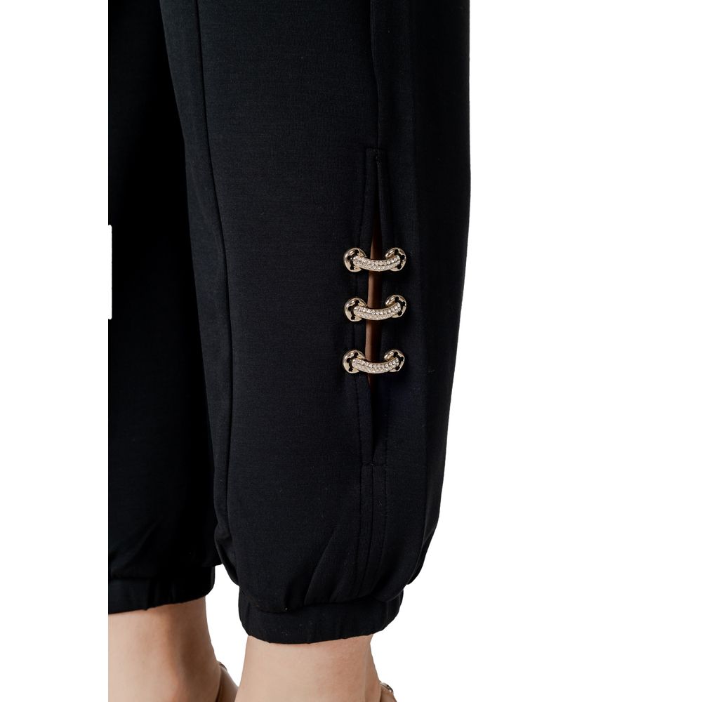 Black Modal Jeans & Pant