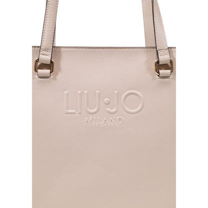 Pink Polyethylene Handbag