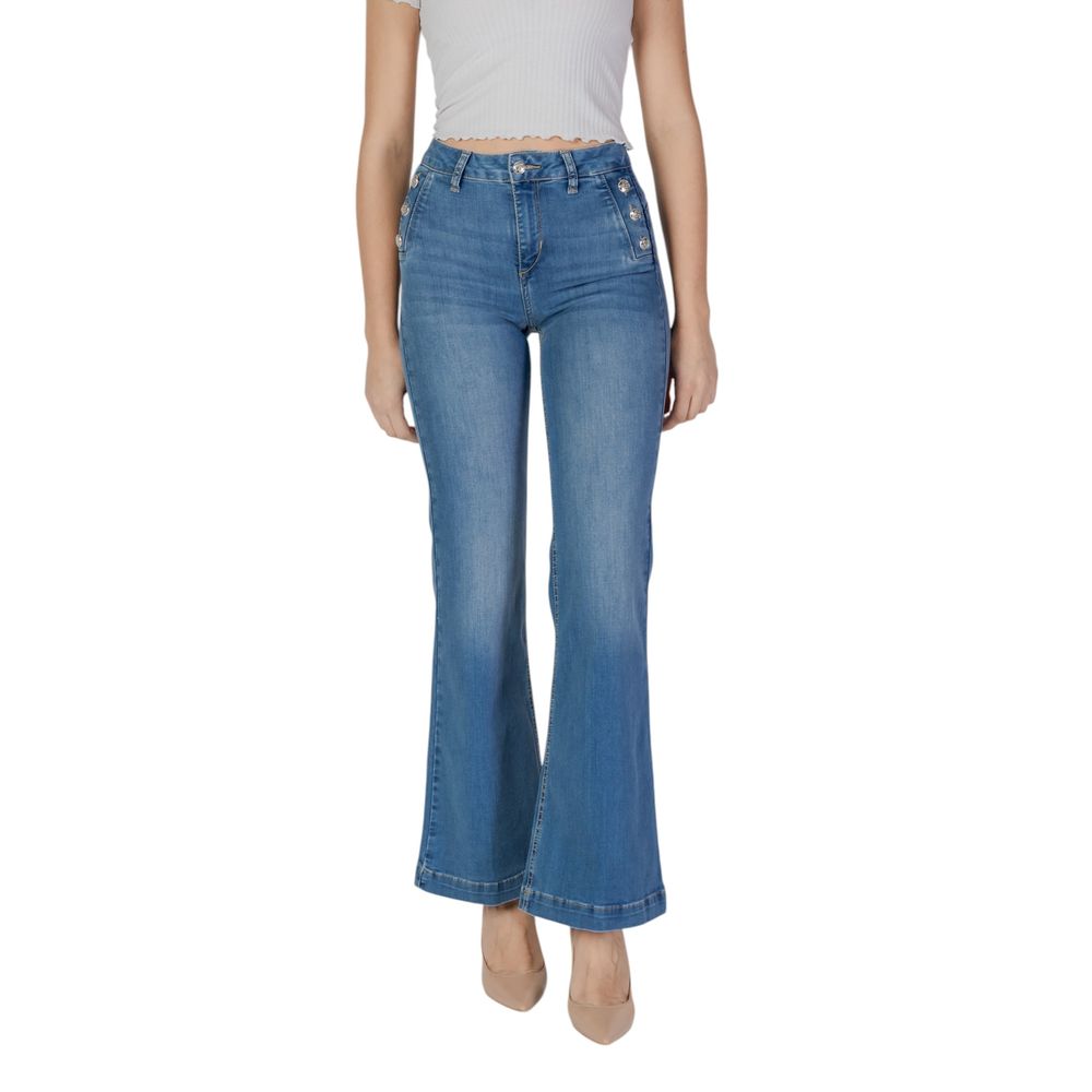 Light Blue Cotton Jeans & Pant
