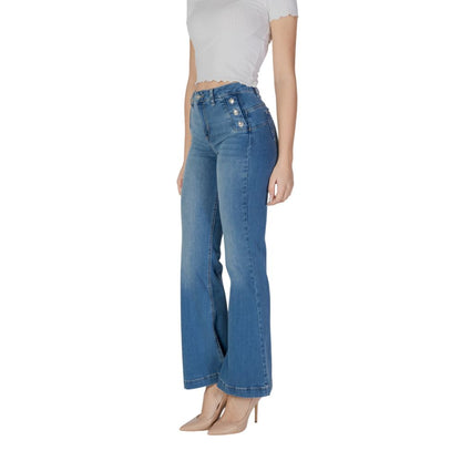 Light Blue Cotton Jeans & Pant