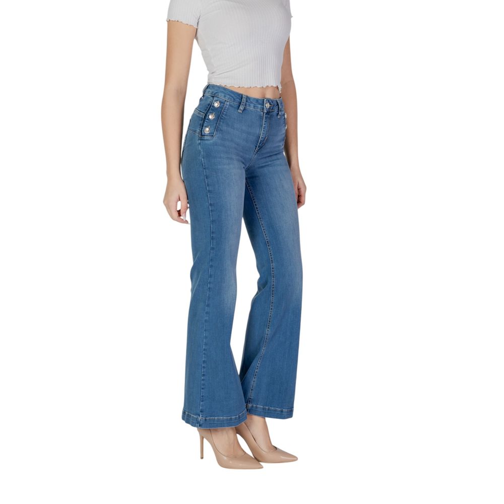 Light Blue Cotton Jeans & Pant
