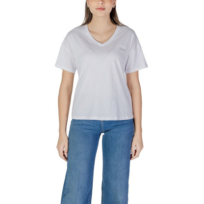 White Cotton Tops & T-Shirt