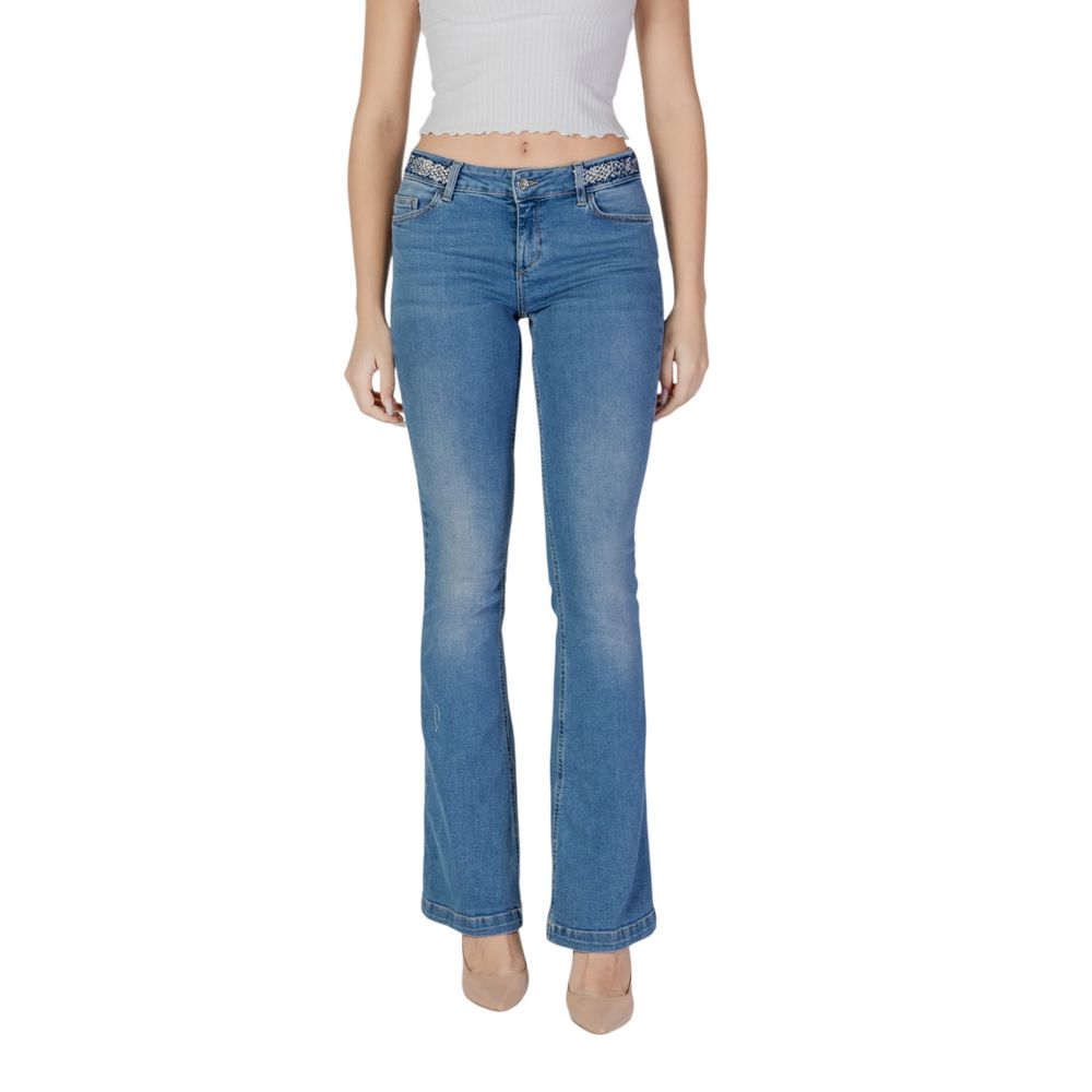 Light Blue Cotton Jeans & Pant