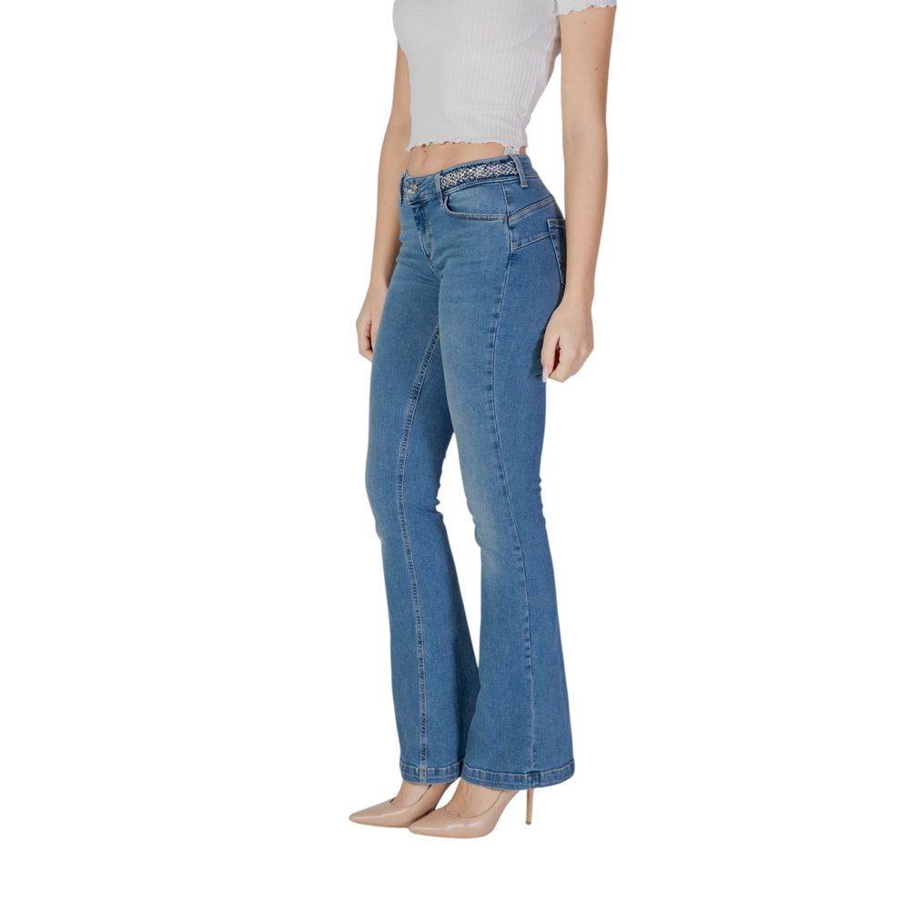 Light Blue Cotton Jeans & Pant
