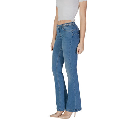 Light Blue Cotton Jeans & Pant