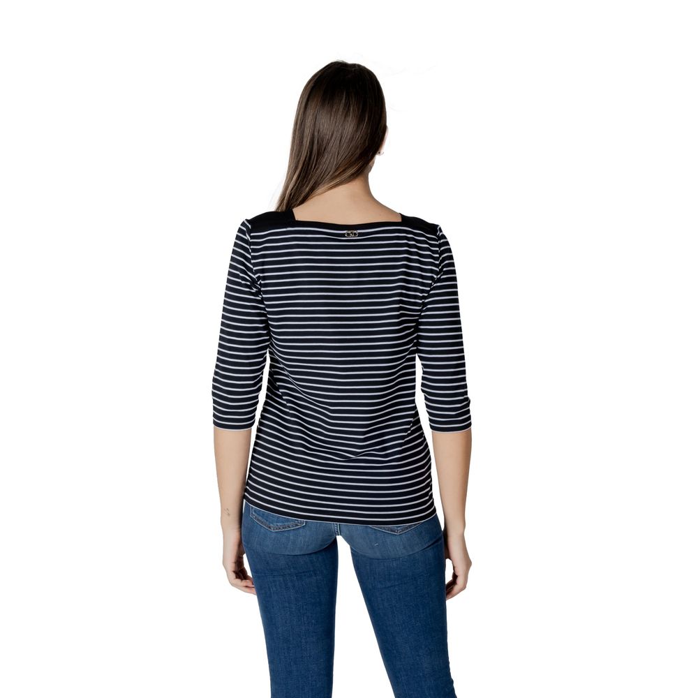 Black And White Cotton Tops & T-Shirt