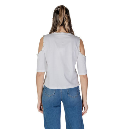 White Cotton Tops & T-Shirt