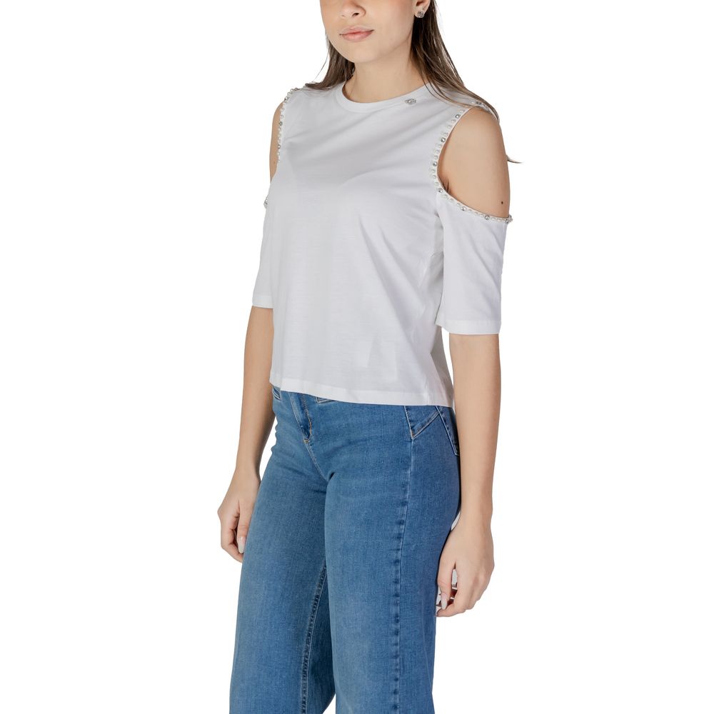 White Cotton Tops & T-Shirt