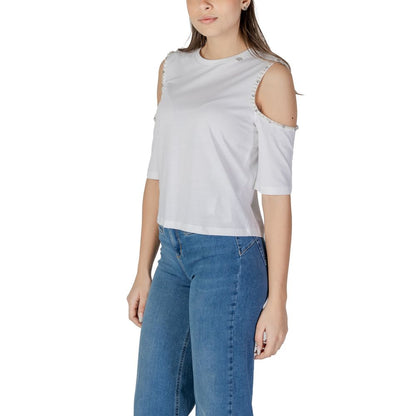 White Cotton Tops & T-Shirt